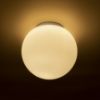 BOLLY 26 mennyezeti lámpa  opál üveg/króm 230V LED E27 15W IP44