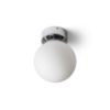 BOLLY 17 mennyezeti lámpa  opál üveg/króm 230V LED E27 11W IP44