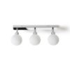 BOLLY III felületre szerelhető  opál üveg/króm 230V LED G9 3x3W IP44