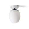 MERINGUE 16 mennyezeti lámpa  opál üveg/króm 230V LED E27 15W IP44