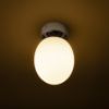 MERINGUE 16 mennyezeti lámpa  opál üveg/króm 230V LED E27 15W IP44