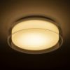 VENICE LED 30 mennyezeti lámpa tiszta üveg/opál üveg/króm 230V LED 12W IP44 3000K