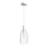 BELLINI L E14 függő lámpa fehér tiszta üveg 230V LED E14 15W