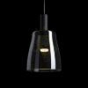 BELLINI M LED függő lámpa fekete füstös üveg 230V LED 5W 30°  3000K
