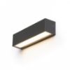 CAMARGUE fali lámpa antracitszürke szatén üveg 230V LED 6W IP65 3000K