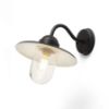 BEACON fali lámpa fekete strukturált üveg 230V LED E27 15W IP44