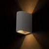 BODIE fali lámpa gipsz 230V LED 2x3W 3000K