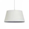 BUCKY 40 függő lámpa fehér/szürke fém 230V LED E27 15W