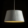 BUCKY 40 függő lámpa fehér/szürke fém 230V LED E27 15W