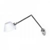 MONTANA fali lámpa fehér/fekete króm 230V LED E27 11W
