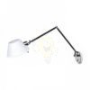 MONTANA fali lámpa fehér/fekete króm 230V LED E27 11W