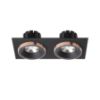 SHARM SQ II süllyesztett lámpa fekete/fekete réz 230V LED 2x10W 24° 3000K