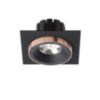 SHARM SQ I süllyesztett lámpa fekete/fekete réz 230V LED 10W 24° 3000K