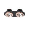SHARM R II süllyesztett lámpa fekete réz/réz 230V LED 2x10W 24° 3000K