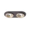 SHARM R II süllyesztett lámpa gyöngyházarany/barna 230V LED 2x10W 24° 3000K