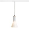 PULIRE CON egyfázisú áramkörös sínre  opál üveg/fa 230V LED E14 6W