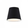 NIZZA 18/15 lámpabúra  Polycotton fekete/fehér PVC  max. 28W