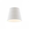 NIZZA 18/15 lámpabúra  Polycotton fehér/fehér PVC  max. 28W
