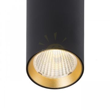 MAVRO függő lámpa fekete/aranysárga  230V LED 12W 38°  3000K