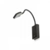 FRISCO W fali lámpa fekete 230V LED 4.2W 120° 3000K