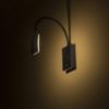 FRISCO W fali lámpa fekete 230V LED 4.2W 120° 3000K