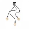 LOYD E27 III függő lámpa fekete  230V LED E27 3x15W