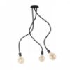 LOYD E27 III függő lámpa fekete  230V LED E27 3x15W
