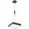 LARISA SQ 30 függő lámpa fekete 230V LED 30W 3000K