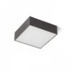 LARISA SQ 17 mennyezeti lámpa fekete  230V LED 15W  3000K