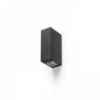 NICK II fali lámpa fekete elox 230V LED 2x3W 10° IP54 3000K