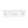 PASADENA GU10 SQ II süllyesztett lámpa fehér  230V LED GU10 2x7W