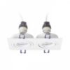 PASADENA GU10 SQ II süllyesztett lámpa fehér  230V LED GU10 2x7W
