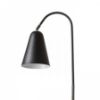 GARBO asztali lámpa fekete króm 230V LED E27 15W