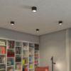 KELLY LED DIMM mennyezeti lámpa fekete 230V LED 15W 45° 3000K