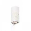 MIDZACK fali lámpa fehér 230V LED 2x3W IP54 3000K