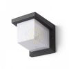 HIDE SQ fali lámpa antracit  230V LED E27 15W IP44