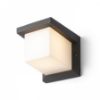 HIDE SQ fali lámpa antracit  230V LED E27 15W IP44