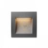 GORDIQ S süllyesztett lámpa antracitszürke 230V LED 1.5W IP65 3000K