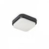 TARIS SQ 17 felületre szerelhető fekete műanyag 230V LED 8W IP54 3000K