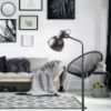ROSITA állólámpa fekete/aranysárga  230V LED E27 11W