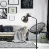 ROSITA állólámpa fekete/aranysárga  230V LED E27 11W