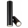 BOGARD TWIN mennyezeti lámpa matt fekete  230V LED 2x5W 40°  3000K