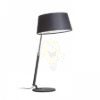 RITZY asztali lámpa fekete króm 230V LED E27 15W