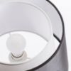 ESPLANADE asztali lámpa átlátszó fekete/fehér króm 230V LED E27 15W