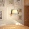 ESPLANADE függő lámpa átlátszó fekete/fehér króm 230V LED E27 15W