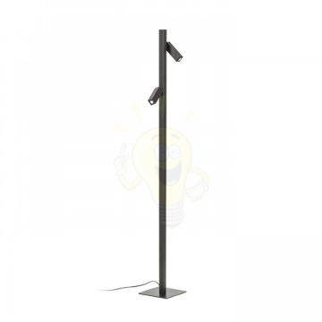 FADO állólámpa fekete  230V LED 2x3W 45°  3000K