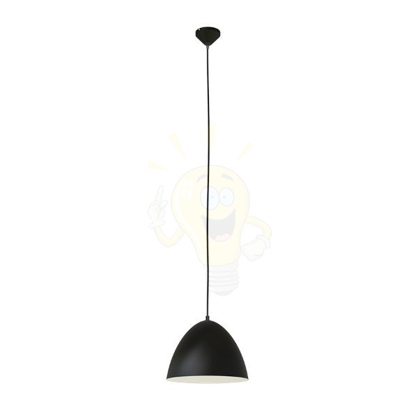 MERYLYN 34 függő lámpa fekete/fehér  230V E27 28W