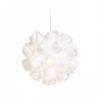 COCO függő lámpa  fehér PVC 230V LED E27 15W