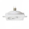 DINGO TUB süllyesztett lámpa  gipsz 12V LED GU5,3 8W