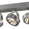 KELLY III fali lámpa  szálcsiszolt alumínium 230V LED G53 3x15W